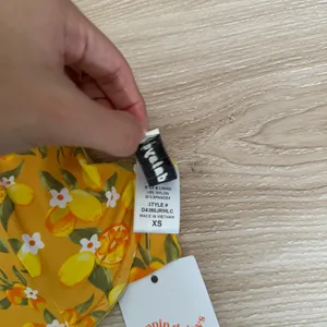 Dippin' Daisy's XS/Large NEW Roma Bikini Set Tie‎ Yellow Lemons Floral High Waist thumbnail 9