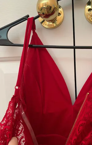 Honey and Rosie Formal Red Dress thumbnail 5