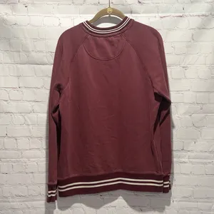 American Eagle Outfitters Burgundy Crewneck Logo Sweatshirt Woman’s Size‎ Medium thumbnail 3