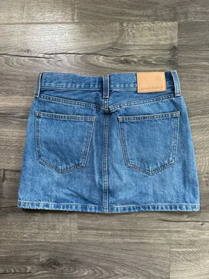Aritzia Denim Forum Skirt Mini thumbnail 3