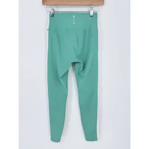 WILO‎ THE LABEL Anthropology COLOR BLOCK Ribbed 7/8 LEGGINGS SIZE SMALL Mint thumbnail 3