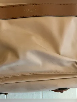 a Rare HTF Radley London Brown Nylon/leather Trim Backpack Bag thumbnail 2
