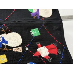 Vtg Designer Originals Studio Santa Ugly Sweater Vest 90’s Christmas Size 2X thumbnail 8
