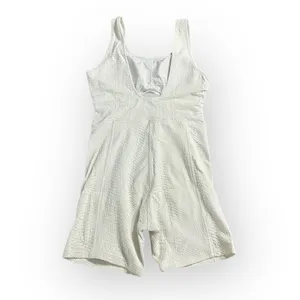 GIGI C Sawyer Romper Women's Medium Ivory Sleeveless Scoop Back Cutout Short New thumbnail 4