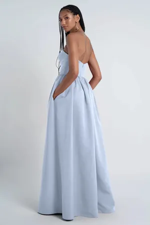 Jenny Yoo Laney Dress Whisper Blue thumbnail 2