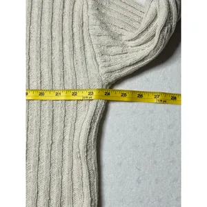American Eagle Ribbed Button Front Cardigan Sweater Women’s Medium Cream Knit thumbnail 7