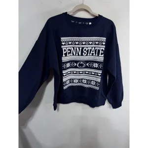 Pressbox NCAA Penn State Holiday Ugly Sweater XMas Christmas Collegiate Med Navy thumbnail 6