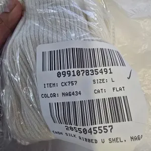 J. Crew NEW Cashmere silk blend‎ sweater shell Cream Ribbed Sleeveless Size L thumbnail 10