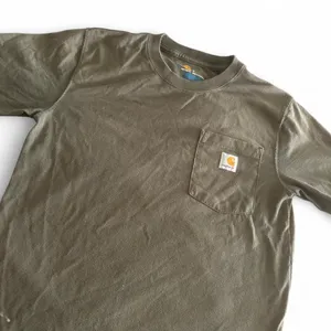 Carhartt Relaxed Fit Olive Green Pocket T-Shirt Small thumbnail 5