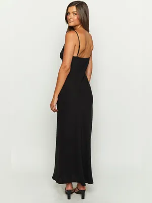 Beginning Boutique Stacy Black Maxi Dress Size 18 Like New thumbnail 4
