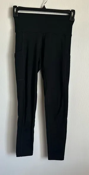 Aerie Black High-Waisted Leggings S thumbnail 1