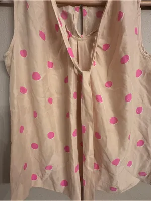 KATE SPADE Polka Dot Tie-Neck Top thumbnail 2