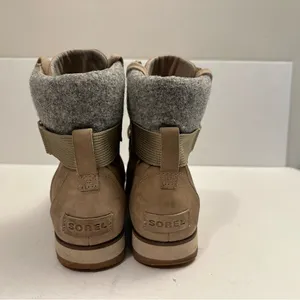 Sorel Harlow Conquest Urban Hiker Waterproof Boot in Sandy Tan Size 10.5 thumbnail 7
