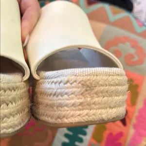 Altar'd State Cream Espadrille Platform Shoes size 9 thumbnail 6