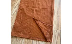NWT Urban Outfitters Rust Ribbed Scoop Neck Maxi Dress - Medium thumbnail 3