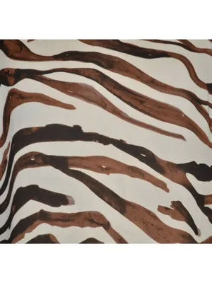 Cabi Ladies Brown Zebra Tiger Print V-Neck Cap Sleeve Blouse Top Size S Chiffon thumbnail 3