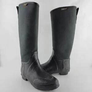 Hunter Boots‎ Womens 37/5 Lady N Black Rubber Rain Boots Original thumbnail 2