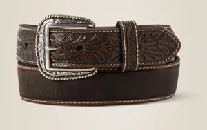 Ariat Floral Embossed Ends Belt 32 thumbnail 1
