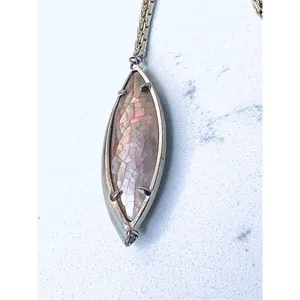 Kendra Scott Milla Mother of Pearl Gold Thick Slide Necklace‎ thumbnail 6