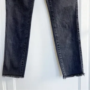 Madewell • 10" High-Rise Skinny Jeans in Berkeley Black: Button-Through Edition thumbnail 10