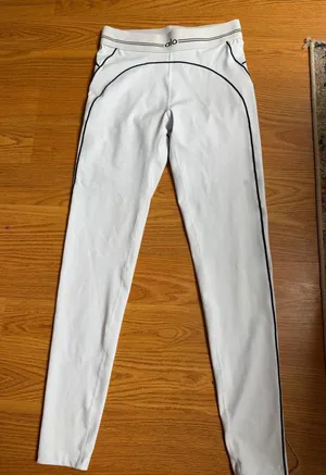 Alo White Yoga High-Waisted Leggings thumbnail 1