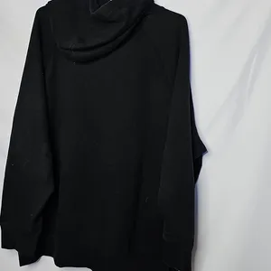 PINK Victoria's Secret Black Pullover Hooded Hoodie sequin Sweatshirt Sz Large thumbnail 5