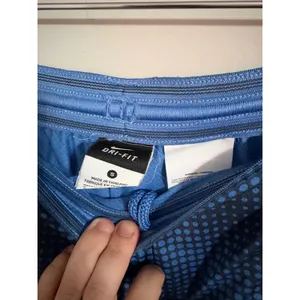 Nike Dri-FIT Shorts Womens Small Blue Polka Dot Dotted Athletic Running Gym thumbnail 2
