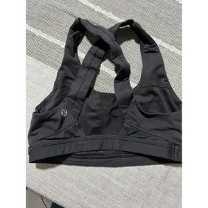 Lululemon Black Crisscross Strap Sports‎ Bra Size 4 thumbnail 3