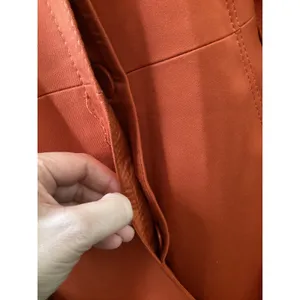 Albert Nipon Women Orange Belted Trench Coat Size‎ 12 thumbnail 5