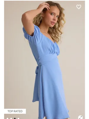 Altar'd State dusty Blue Mini Dress Ladies/jrs XL thumbnail 12