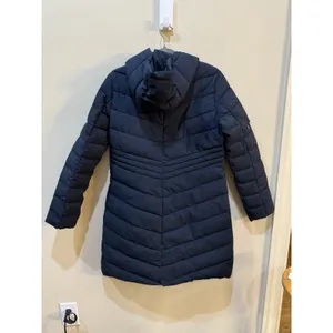 Lauren Ralph Lauren Hooded Puffer Jacket Navy Blue Size Small thumbnail 4