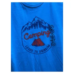 Women’s Camping Leads to Drinking Tee | Points North | Medium | NWT Blue thumbnail 2