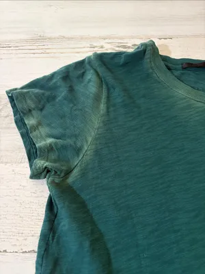ATM Anthony Thomas Melillo Teal Green Short Sleeve Crewneck Tee thumbnail 2