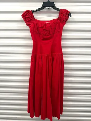 Caroline Constas Augusta Drop Waist Maxi Dress High Risk Red Womens Size XS thumbnail 5