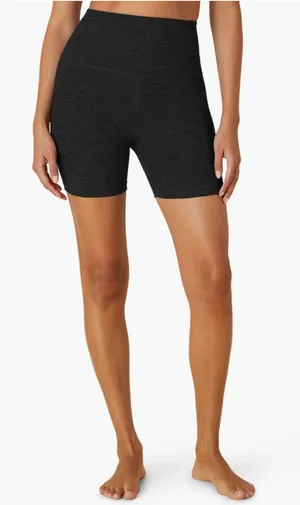 Beyond Yoga Keep Pace Space Dye Bike Shorts thumbnail 1