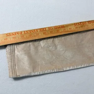 We The Free Beige Metallic Pants Size 24 Straight Leg Velvet-Like Texture thumbnail 12