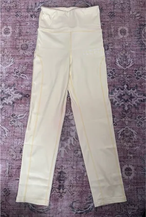 Hello Molly Elette Fit Yellow Leggings High Waisted thumbnail 1
