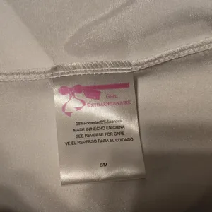 BRIDE Satin Kimono Robe With Rhinestone Lettering S/M Girl Extraordinaire White thumbnail 3