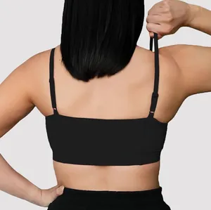 Black Workout Bandeau Top thumbnail 3
