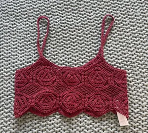 Zara Knit Crochet Crop Top  thumbnail 2