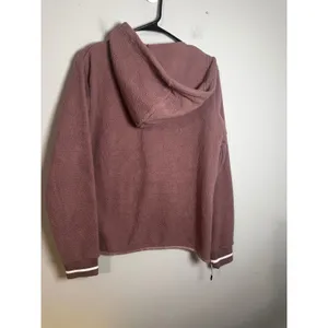 Kari Traa Rothe Hoodie Women Medium Taupe Half Zip Teddy Fleece 622570 NEW‎ thumbnail 6