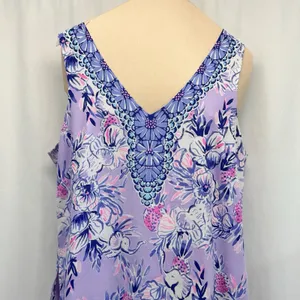 Lilly Pulitzer Trunks in the Air Ronnie Dress 14 Coastal Preppy Resort Purple thumbnail 2