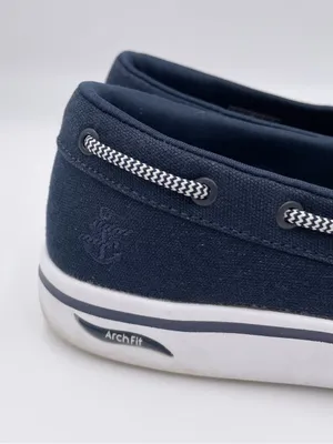 Skechers Women's Arch Fit Uplift Casual Loafers Boat Shoes Size 8 Navy White thumbnail 3
