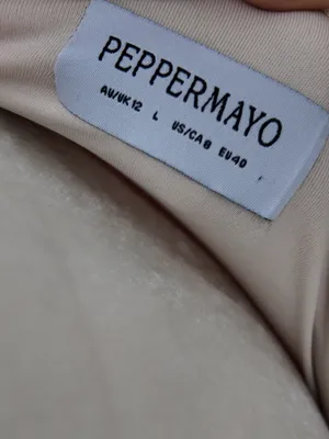 Peppermayo Stretch Jersey Tube Top Ivory Size 8 thumbnail 4