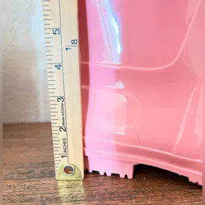 Seven7 brand. Womens Pink Glossy Rain Boots size 7 thumbnail 5