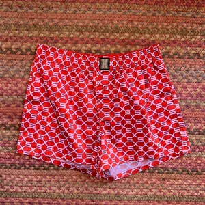 Savage Fenty Logo Print Boxer Lounge Pajama Shorts thumbnail 1