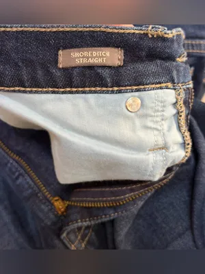 J Crew Point Sur Shoreditch High Rise Straight Jeans Dark Wash 90s Minimalist thumbnail 8