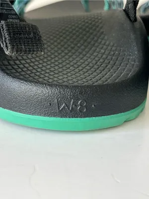 Chaco Dagger strappy water hiking sandals black teal women’s 8 thumbnail 8