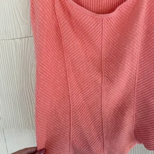 We The Free - Boss Babe Ribbed-Knit Corset Tank Top - Strawberry Colada thumbnail 3
