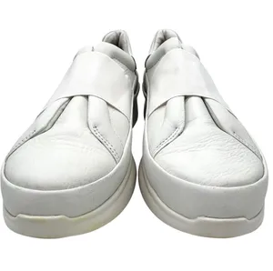 Women’s UGG Libu Stretchy White Leather Slip On Sneakers Sz 8.5 Elastic Narrow thumbnail 2